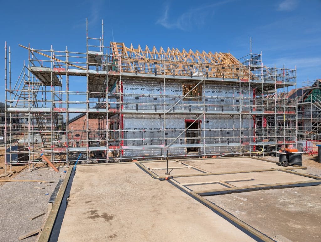 Walker Timber Engineering timber frame at Bellway Homes’ Penny Way development in Snaith