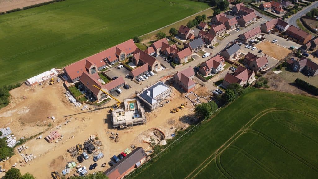 Completed home at Avada Homes’ Four Miles development in Docking